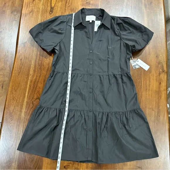 New! Brochu Walker Havana Mini Dress in Black Size Large - Picture 7 of 8